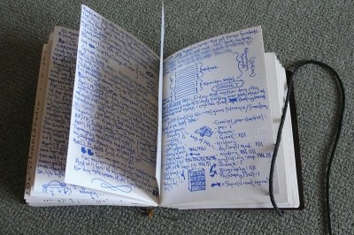 Several recent pages in my journal.