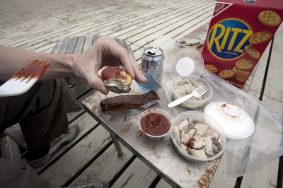 meal Oysters, Cheap and Plentiful, in Oysterville, Wash., on Willapa Bay