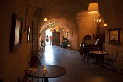 Inside the cave at Bella.