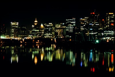 Night Skyline, Vancouver, BC
