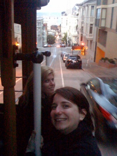 Megan and I on the Cable Car